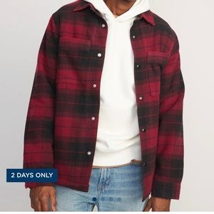 Men’s Old Navy Sherpa Lined Flannel